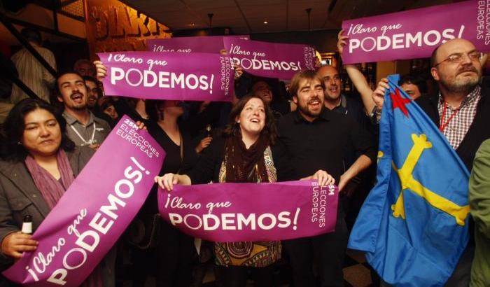 Militanti di Podemos