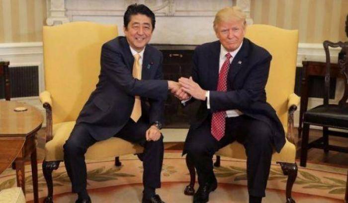 Shinzo Abe e Trump