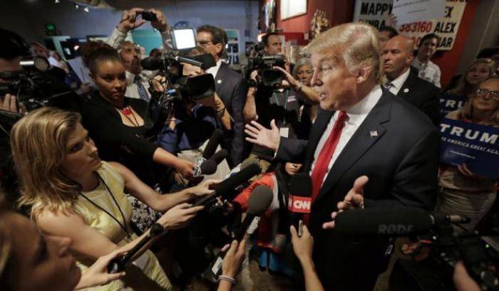 Donald Trump non sopporta la stampa