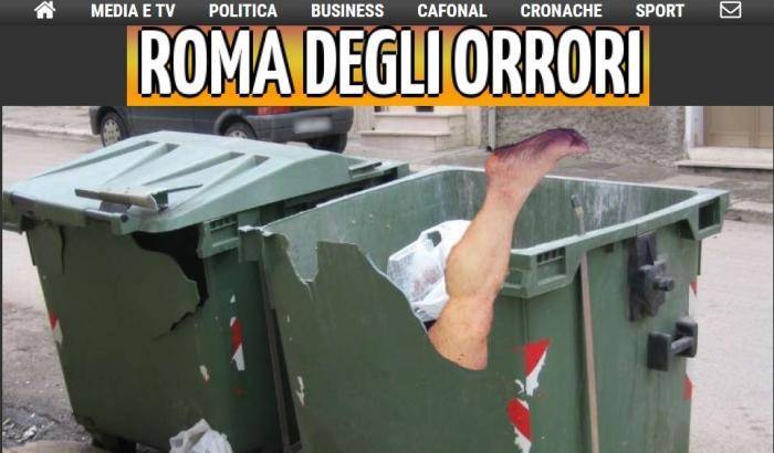 Orrore a Roma? Il fotomontaggio di Dagospia sul femminicidio è da avvoltoi