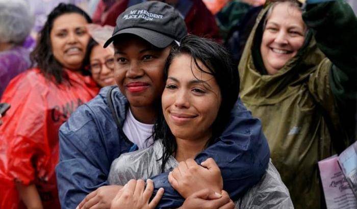 Manifestazione anti-razzista negli Stati Uniti