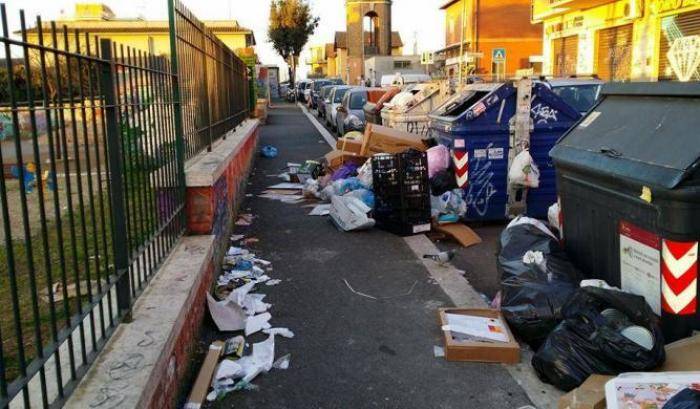 Roma invasa dai rifiuti