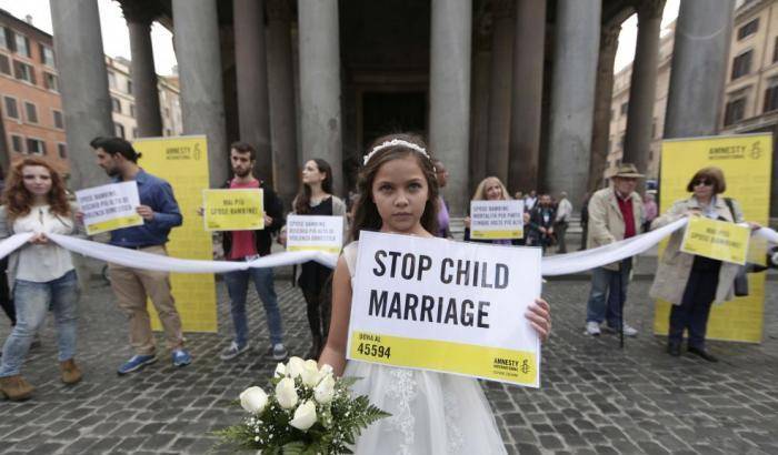 "Mai più spose bambine", al Pantheon in scena un matrimonio forzato