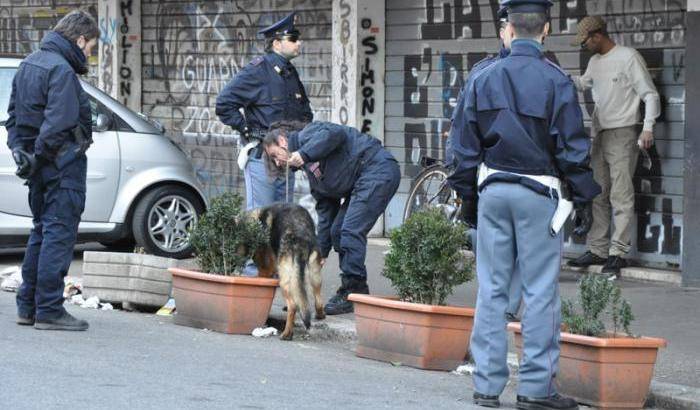 Controlli nella periferia di Roma: quartiere San Basilio