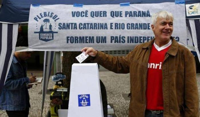 Il referendum non ufficiale per l'indipendenza del sud del Brasile