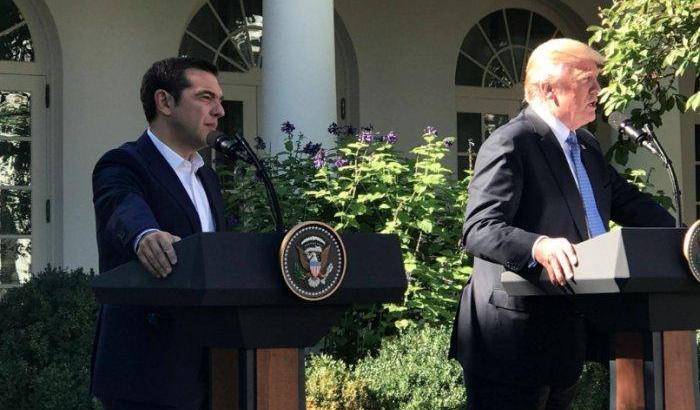 Trump loda il comunista Tsipras: la Grecia sta facendo un grande lavoro