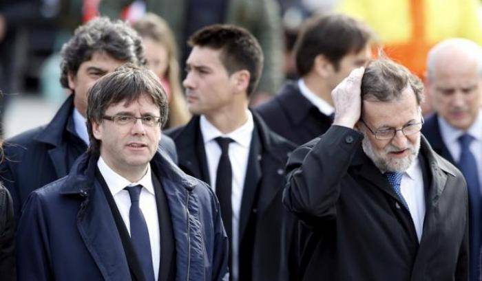 Carles Puigdemont e Mariano Rajoy
