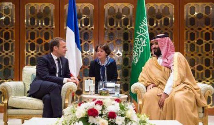 0004BAC1-macron-e-il-principe-mohamed-ben-salman Macron e il principe Mohamed Ben Salman