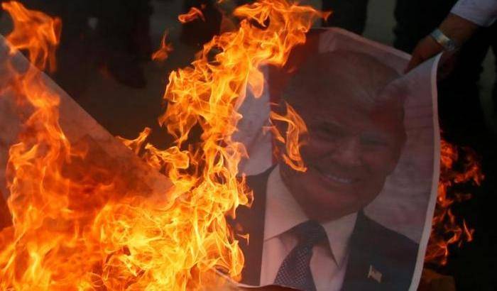 Proteste contro Trump a Gerusalemme