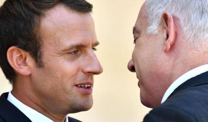 0004C165-macron-e-netanyahu Macron e Netanyahu