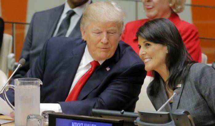Trump e Nikki Haley
