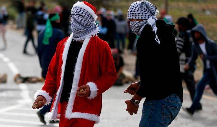 Anche Babbo Natale vuole il libero Stato di Palestina