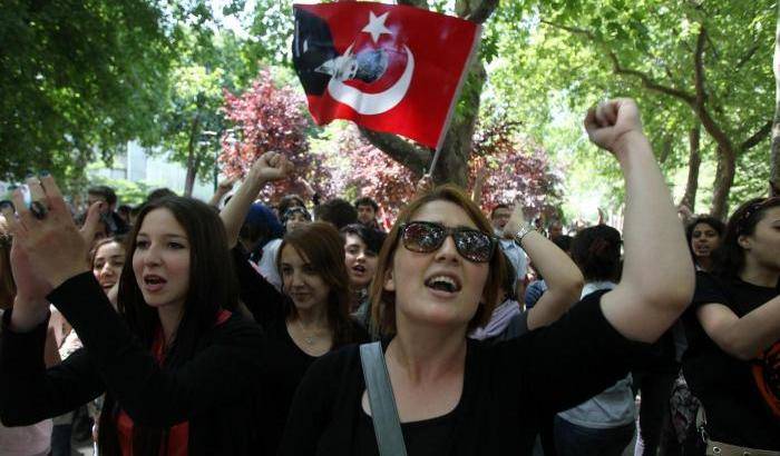 Manifestazione di donne in Turchia