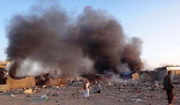 0004C89C-il-raid-e-stato-compiuto-da-aerei-di-coalizione-araba-a-guida-saudita Il raid è stato compiuto da aerei di coalizione araba a guida saudita
