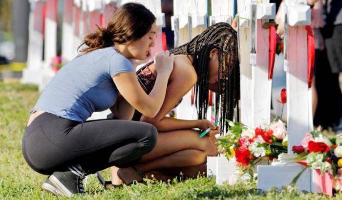 I funerali delle vittime della strage di Parkland