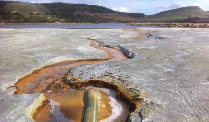 Un lago di cianuro a Furtei, in provincia di Cagliari