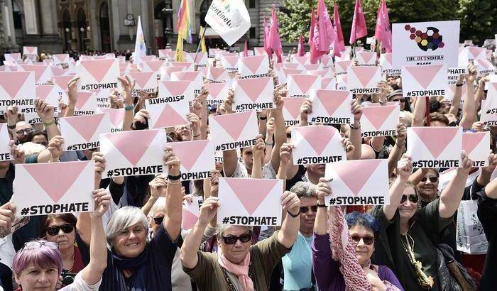 La manifestazione dei Sentinelli di Milano