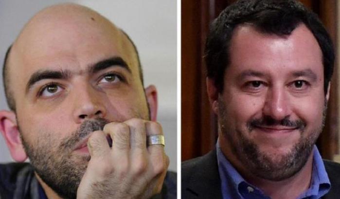 Saviano incalza Salvini: la Lega restituisca i 50 milioni che ha rubato