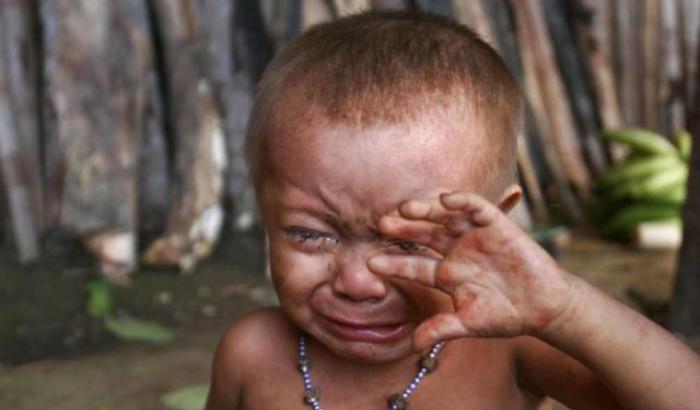 Un bambino Yanomami