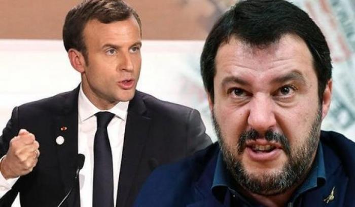 0004FE17-macron-e-salvini Macron e Salvini
