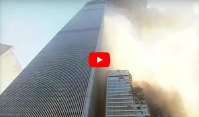 Un fram del video inedito dell'11 settembre