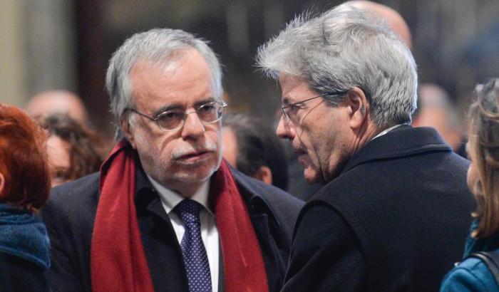 Paolo Gentiloni e Andrea Riccardi