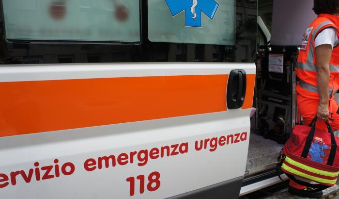 L'immagine di un'ambulanza