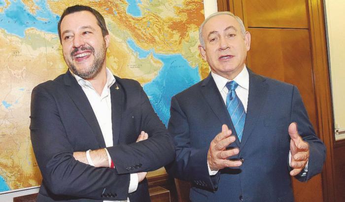 00051362-salvini-e-netanyahu Salvini e Netanyahu
