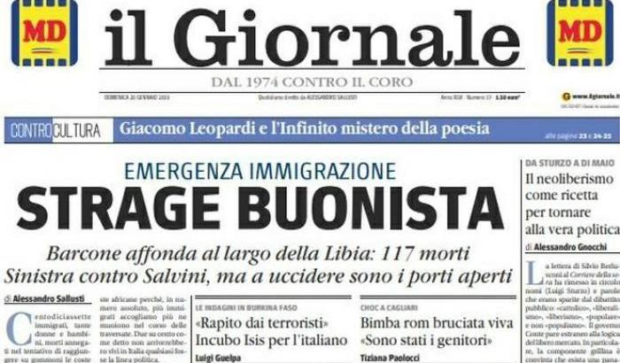 "Strage buonista", oltre i confini dell'osceno è arrivato il porno-pensiero