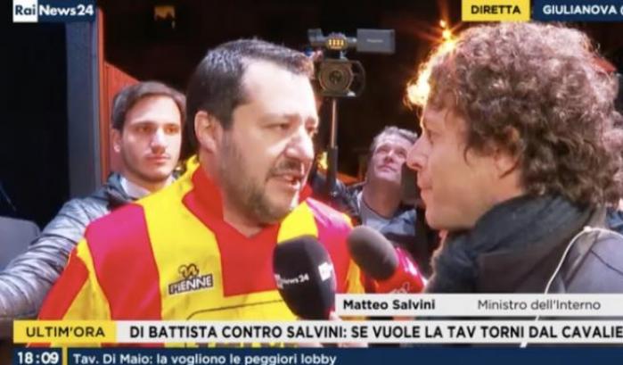Salvini con la maglia del Giulianova