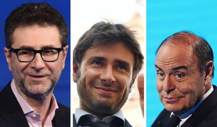 Fazio, Di Battista e Vespa