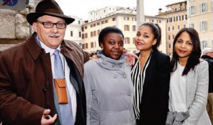 Domenico Grispino e Cecile Kyenge