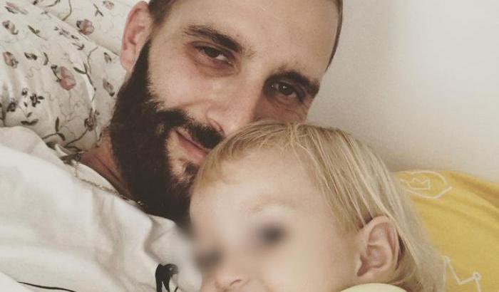 Andrea Bizzotto con la figlia