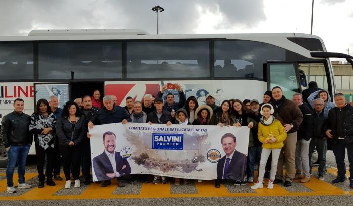 Salvini viola il silenzio elettorale e invita i lucani a votare Lega