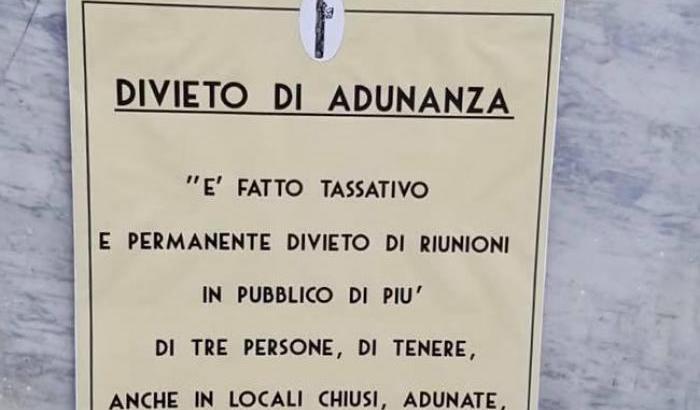 A Reggio Calabria si mostrano le leggi fasciste