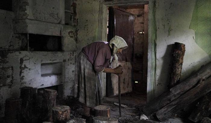 Una ex abitante di Chernobyl