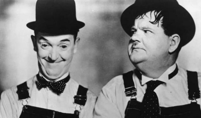 Stan Laurel e Oliver Hardy, ossia Stanlio e Ollio