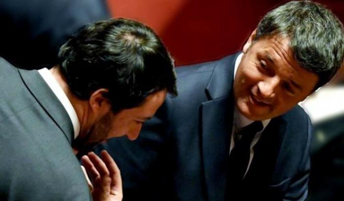 Renzi attacca: "Il Capitan Fracassa Salvini ha paura di me"