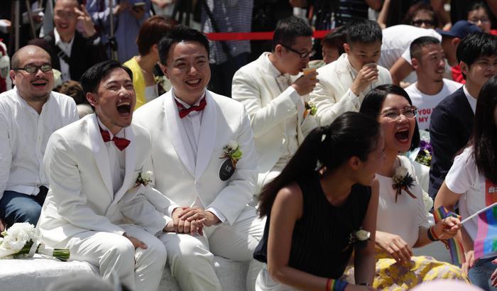 Dopo la legge a Taiwan è subito boom di matrimoni gay