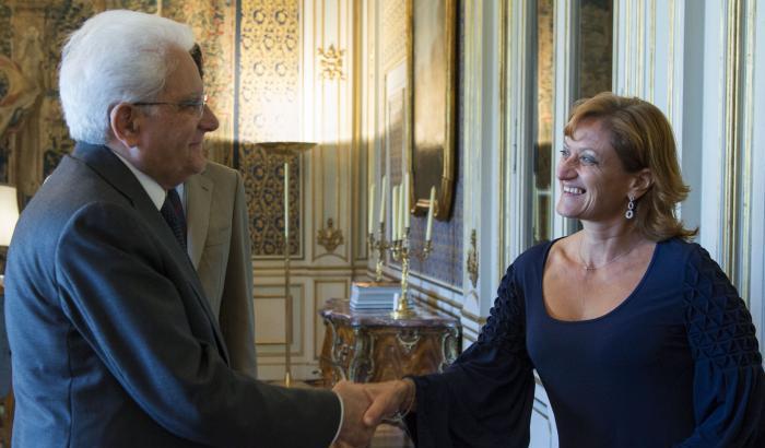 Noemi Di Segni e Sergio Mattarella