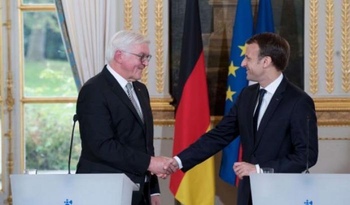 00053445-steinmeier-e-macron Steinmeier e Macron