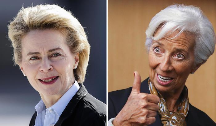 Von der Leyen e Christine Lagarde