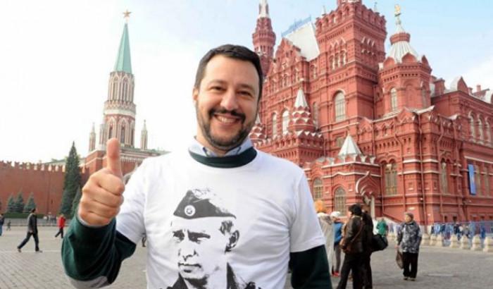 Salvini scarica Savoini: "Io non c'entro, sai quanta gente parla con altra gente?"