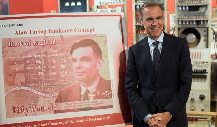 La banconota da 50 sterline dedicata a Alan Turing