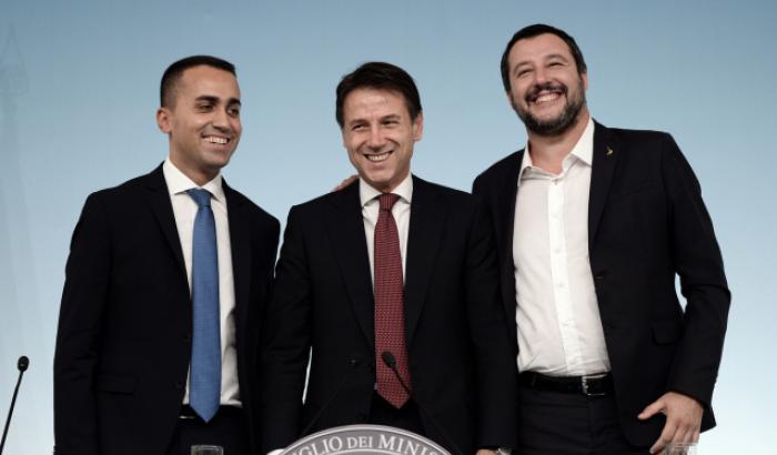 Di Maio, Conte e Salvini