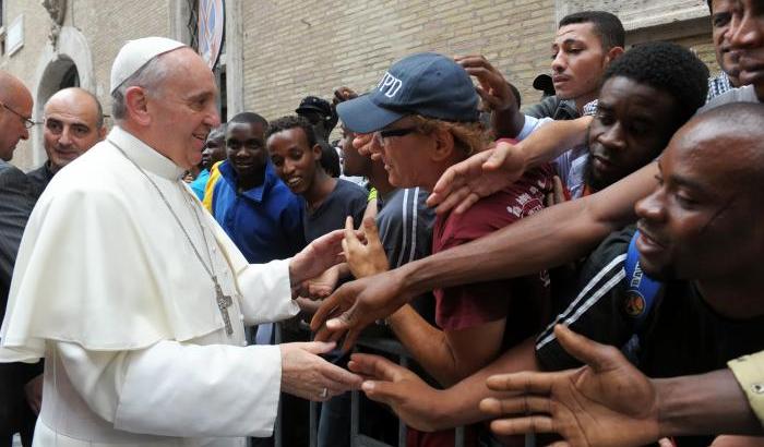 Papa Francesco al Centro Astalli