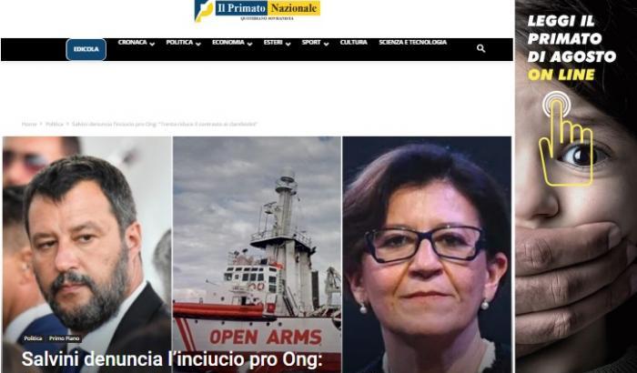Salvini fa le valigie, il rammarico dei fascisti: "Ora le Ong..."