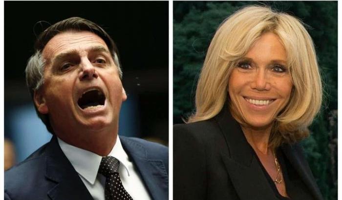 Bolsonaro lo sfacciato: nega di aver offeso la moglie di Macron e chiede pure le scuse