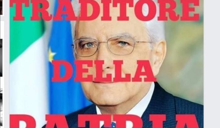 L'estrema destra contro il Quirinale: "Mattarella traditore della patria"