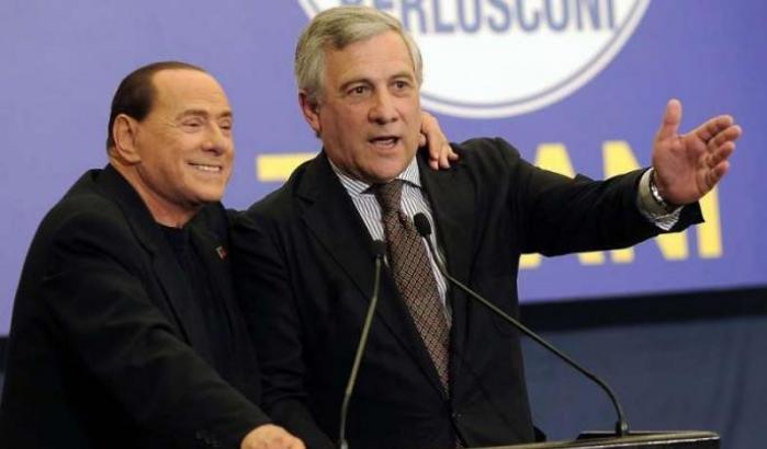 Antonio Tajani e Silvio Berlusconi